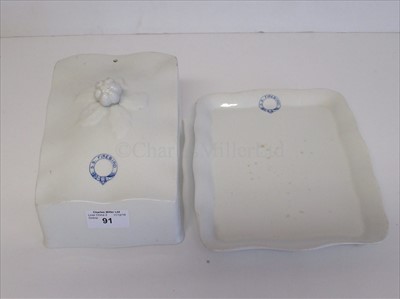 Lot 91 - S.S. Firebird : a cheese dish and cover