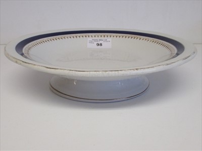 Lot 98 - Union Castle Line: a cake stand / tazza