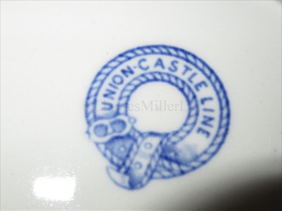 Lot 102 - Union Castle Line:  a side plate