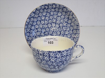 Lot 103 - Union Castle Line: a cup and saucer