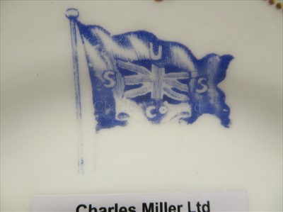 Lot 108 - Union Steam Ship Company: a side plate