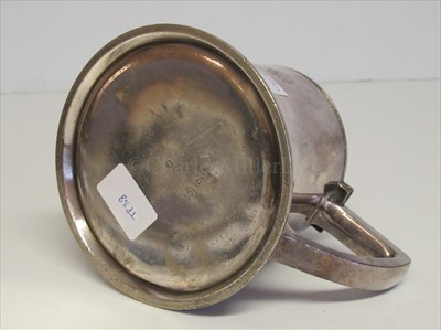 Lot 109 - United American Lines: a plated tea pot