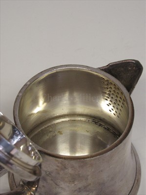 Lot 109 - United American Lines: a plated tea pot