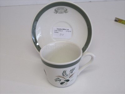 Lot 110 - Wilson Line: a coffee can and saucer