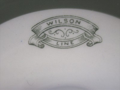 Lot 110 - Wilson Line: a coffee can and saucer