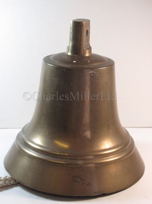 Lot 190 - THE BRIDGE BELL FROM THE HOLLAND-AMERIKA LINER S.S. 'NIEUW AMSTERDAM', 1938