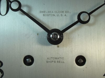 Lot 208 - AN EIGHT-DAY SHIP'S BELL CLOCK BY THE CHELSEA CLOCK CO., BOSTON, USA, CIRCA 1920