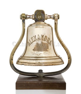 Lot 102 - THE MAIN FOREMAST BELL FROM H.M. ROYAL YACHT 'ALEXANDRA', 1907