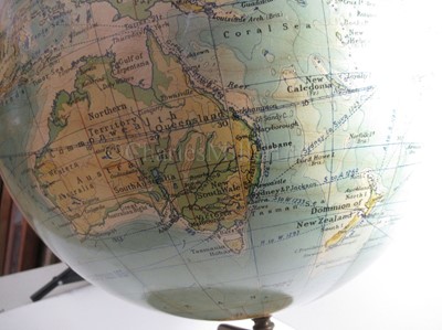 Lot 290 - A 14IN. TERRESTRIAL GLOBE BY PHILIPS, LONDON, CIRCA 1960