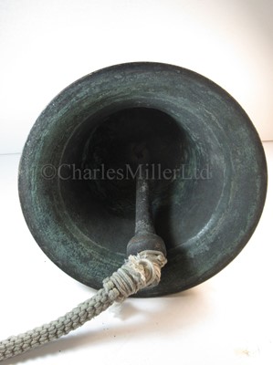 Lot 206 - THE SHIP'S BELL FOR THE TANKER S.S. CASSIS, 1914