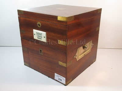 Lot 250 - A TWO-DAY MARINE CHRONOMETER BY E.J. DENT, LONDON, CIRCA 1850