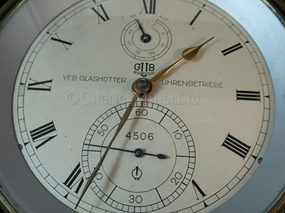 Lot 248 - A TWO-DAY MARINE CHRONOMETER BY VEB GLASHÜTTER UHRENBETRIEBE, GERMANY, PROBABLY 1950s