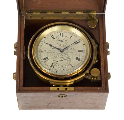 Lot 259 - A TWO-DAY MARINE CHRONOMETER BY THOMAS MERCER, LONDON & ST ALBANS, CIRCA 1921