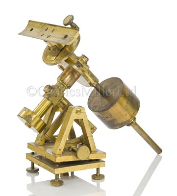 Lot 267 - A FINE COUNTER-WEIGHTED EQUATORIAL MOUNT BY S. & B. SOLOMONS, LONDON, CIRCA 1840