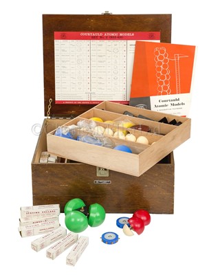 Lot 319 - A SET OF COURTAULD ATOMIC MODELS BY GRIFFIN & GEORGE LTD, LONDON, CIRCA 1966