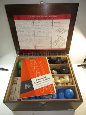 Lot 319 - A SET OF COURTAULD ATOMIC MODELS BY GRIFFIN & GEORGE LTD, LONDON, CIRCA 1966