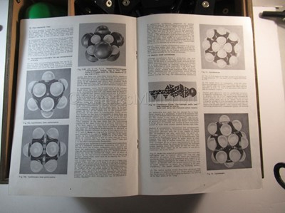 Lot 319 - A SET OF COURTAULD ATOMIC MODELS BY GRIFFIN & GEORGE LTD, LONDON, CIRCA 1966