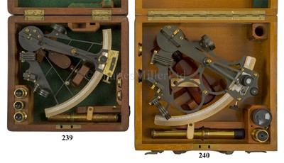 Lot 239 - A FINE 5½in. RADIUS LADDER FRAME SEXTANT BY E. SMITH, LONDON, CIRCA 1875