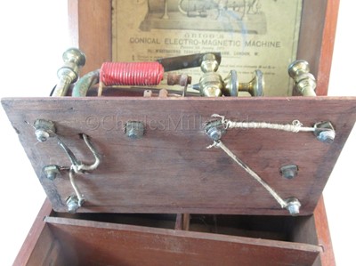 Lot 326 - Ø A RARE EXAMPLE OF GRIGG'S CONIC ELECTRO-MAGNETIC MACHINE, CIRCA 1873