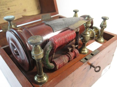 Lot 326 - Ø A RARE EXAMPLE OF GRIGG'S CONIC ELECTRO-MAGNETIC MACHINE, CIRCA 1873