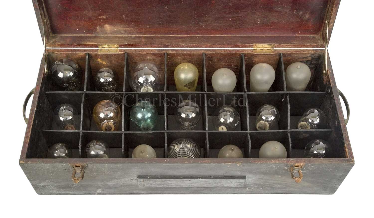 Lot 330 - A REPLICA 'EDISON INCANDESCENT LIGHTBULB EVIDENCE SET'