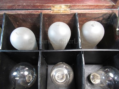 Lot 330 - A REPLICA 'EDISON INCANDESCENT LIGHTBULB EVIDENCE SET'