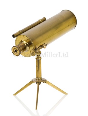 Lot 266 - A 2½IN. REFLECTING TELESCOPE BY JOHN CUTHBERT, LONDON, CIRCA 1852