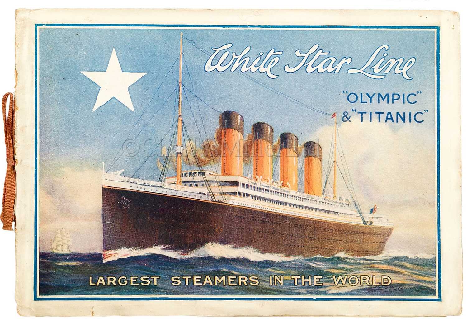 Lot 182 - A RARE 'TITANIC' PROMOTIONAL BROCHURE