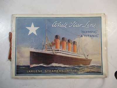 Lot 182 - A RARE 'TITANIC' PROMOTIONAL BROCHURE