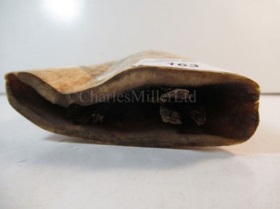 Lot 163 - Ø  A LARGE SCRIMSHAW DECORATED WHALE'S TOOTH, CIRCA 1890