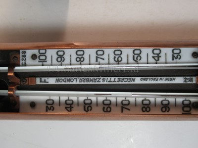 Lot 312 - THREE MAX/MIN THERMOMETERS BY NEGRETTI & ZAMBRA, LONDON