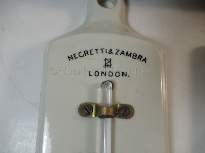 Lot 313 - A COLLECTION OF THERMOMETERS BY NEGRETTI & ZAMBRA, LONDON, VARIOUS DATES