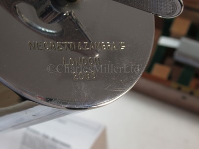 Lot 311 - AN ASSMANN TYPE WET/DRY BULB HYGROMETER, NEGRETTI & ZAMBRA, LONDON, CIRCA 1930; and another