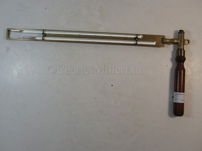 Lot 311 - AN ASSMANN TYPE WET/DRY BULB HYGROMETER, NEGRETTI & ZAMBRA, LONDON, CIRCA 1930; and another