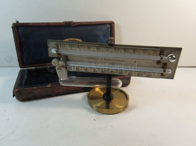 Lot 316 - A POCKET HYGROMETER BY NEGRETTI & ZAMBRA, LONDON, CIRCA 1890