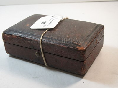 Lot 245 - A GUNNER'S LEVEL BY J.H. STEWARD, LONDON, CIRCA 1890