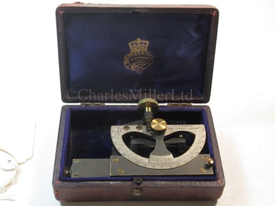 Lot 245 - A GUNNER'S LEVEL BY J.H. STEWARD, LONDON, CIRCA 1890