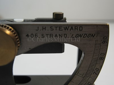 Lot 245 - A GUNNER'S LEVEL BY J.H. STEWARD, LONDON, CIRCA 1890