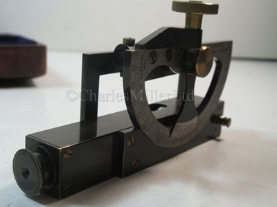 Lot 245 - A GUNNER'S LEVEL BY J.H. STEWARD, LONDON, CIRCA 1890