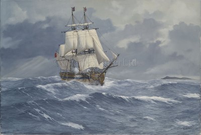 Lot 2 - δ KENNETH JEPSON (BRITISH, 1932-1998): 'Bounty'; 'Mayflower'