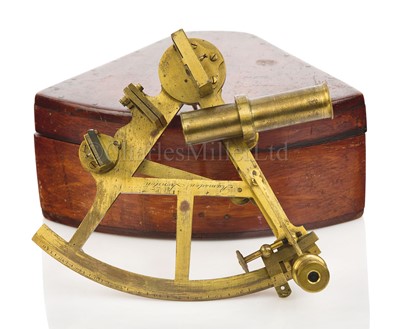 Lot 235 - A FINE 4IN. RADIUS SEXTANT BY RAMSDEN, LONDON, CIRCA 1795
