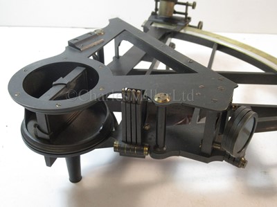 Lot 236 - A 7½IN. VERNIER BRIDGE-FRAME SEXTANT BY BERGE, LATE RAMSDEN, LONDON, CIRCA 1800