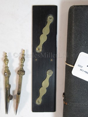 Lot 297 - A DRAWING SET ETUI BY THOMAS RUBERGALL, LONDON, CIRCA 1850