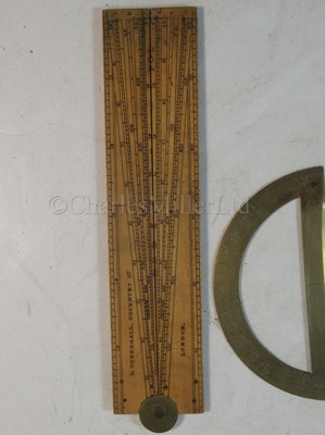 Lot 297 - A DRAWING SET ETUI BY THOMAS RUBERGALL, LONDON, CIRCA 1850