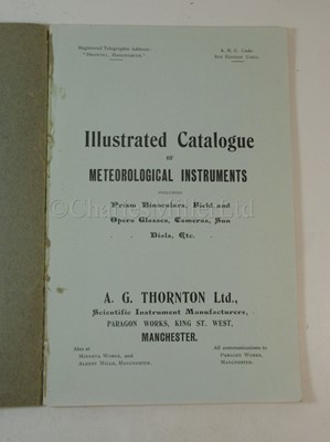 Lot 321 - 'PHYSICAL APPARATUS': price list issued by Baird & Tatlock and 4 others