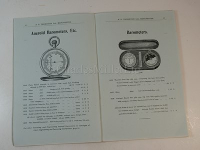 Lot 321 - 'PHYSICAL APPARATUS': price list issued by Baird & Tatlock and 4 others