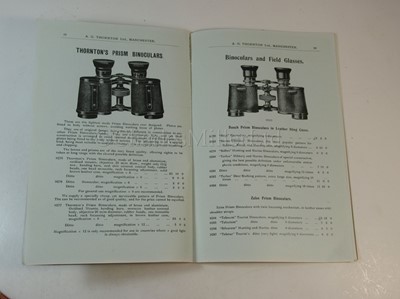 Lot 321 - 'PHYSICAL APPARATUS': price list issued by Baird & Tatlock and 4 others