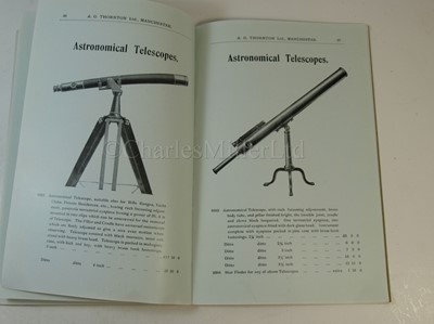 Lot 321 - 'PHYSICAL APPARATUS': price list issued by Baird & Tatlock and 4 others