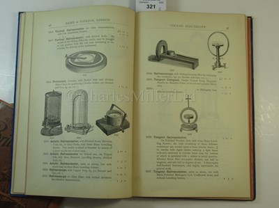 Lot 321 - 'PHYSICAL APPARATUS': price list issued by Baird & Tatlock and 4 others