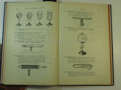 Lot 321 - 'PHYSICAL APPARATUS': price list issued by Baird & Tatlock and 4 others